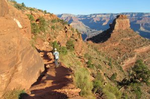 Auf dem South Kaibab Trail im Grand Canyon