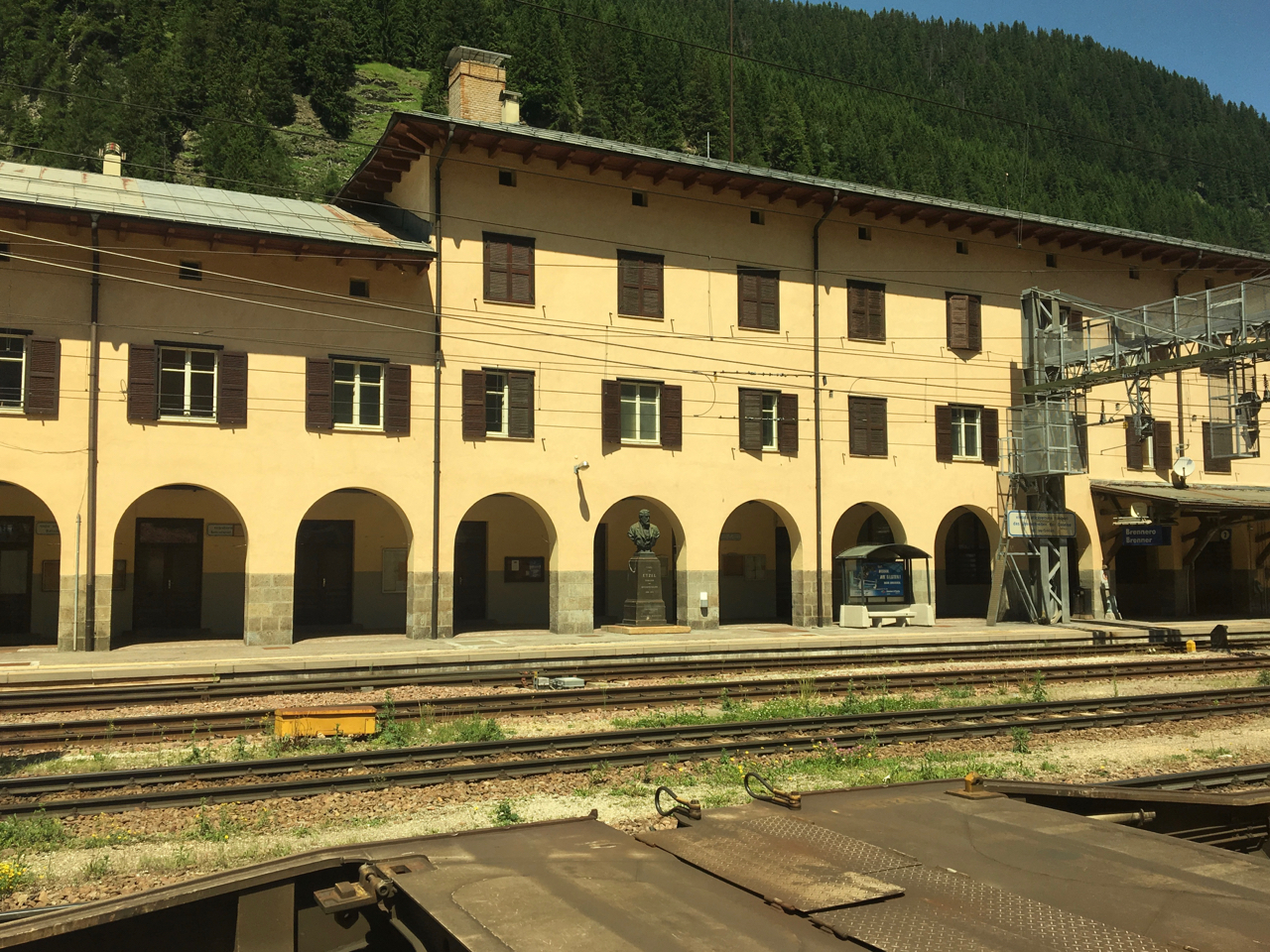 Grenzbahnhof am Brenner