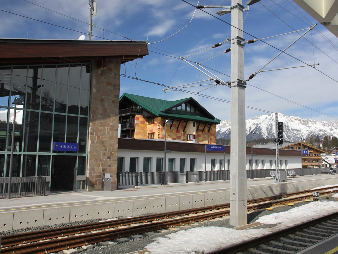 Am Bahnhof von Seefeld