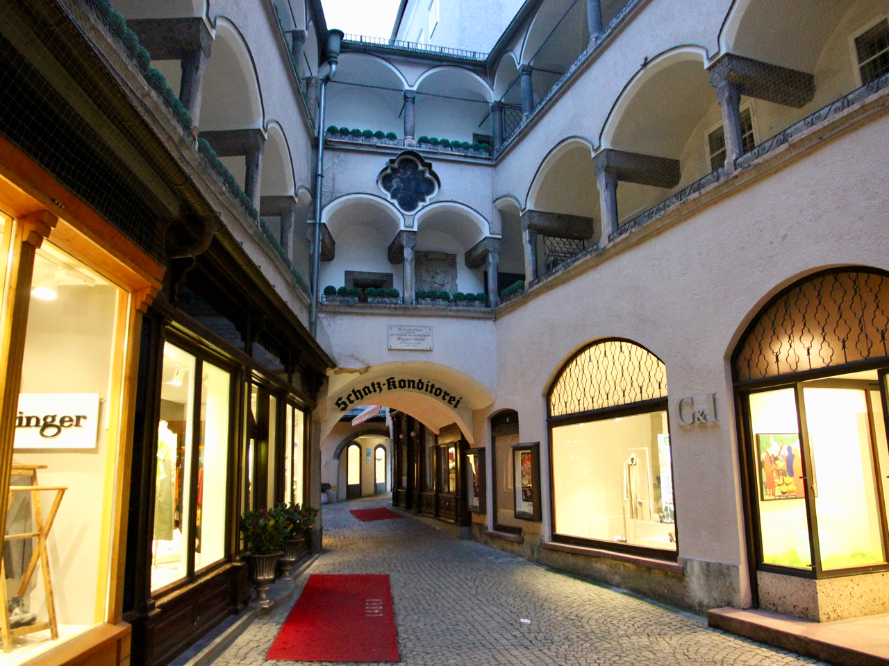 Typische Passage in der Altstadt