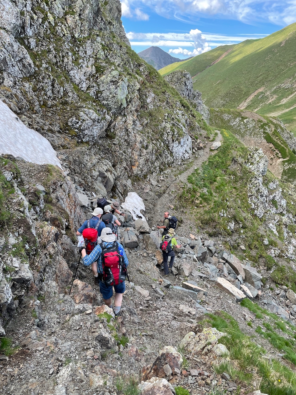 Abstieg zum Passo della Portella