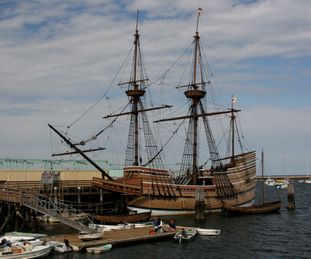 Nachbau der Mayflower