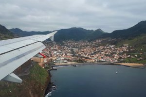 Anflug auf Madeira