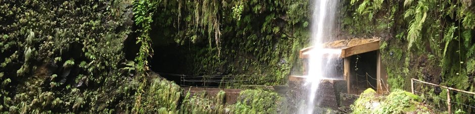 Wasserfall an der Levada Central