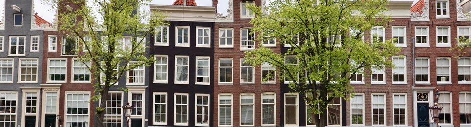 Grachtenhäuser in Amsterdam