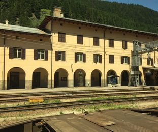 Grenzbahnhof am Brenner