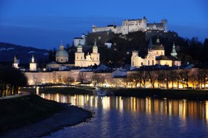 Das klassische Panorama von Salzburg