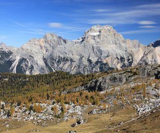 Bergkulisse bei Cortina D'Ampezzo